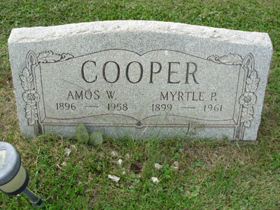 Amos W. & Myrtle P. Cooper