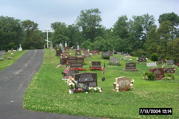 Right side tombstones