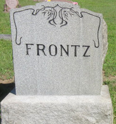 Frontz Family Marker