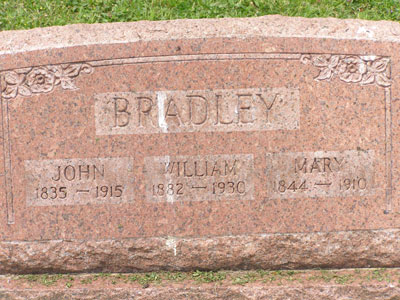 John & William & Mary Bradley