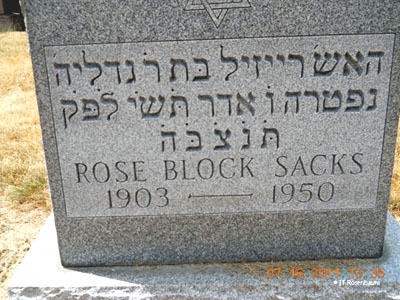 Rose Block Sacks