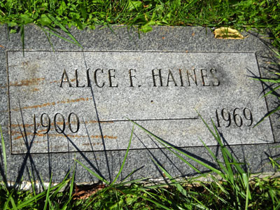 Alice F. Haines