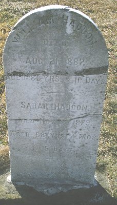 William & Sarah Haddon