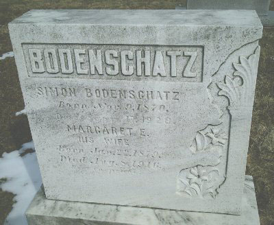 Simon & Margaret E. Bodenschatz