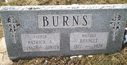 Patrick A. & Bridget Burns